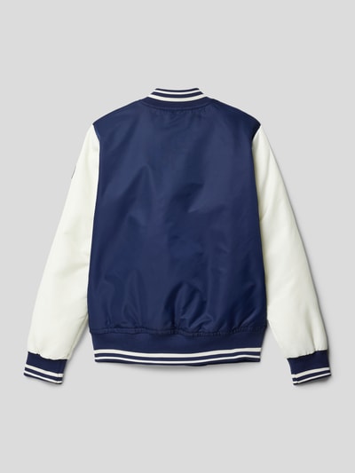 CARS JEANS College-Jacke mit Two-Tone-Machart Modell 'L O I S E' Marineblau 3