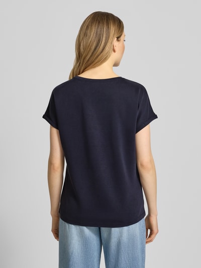 Christian Berg Woman T-Shirt mit Viskosen-Anteil Dunkelblau 5