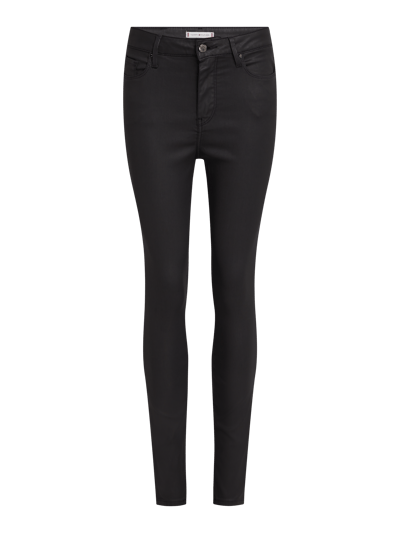 Tommy Hilfiger Skinny Fit Jeans aus Coated Denim  Black 1