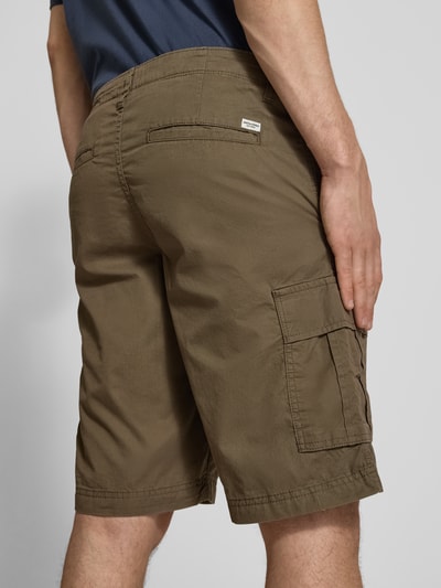 JACK & JONES Szorty z kieszeniami cargo model 'COLE MATTY' Oliwkowy 3