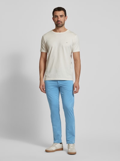 BOSS Orange Slim Fit Chino mit Gürtelschlaufen Hellblau 1