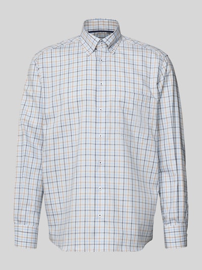 ETERNA Comfort Fit Business-Hemd aus Baumwolle mit Kentkragen Bleu 2