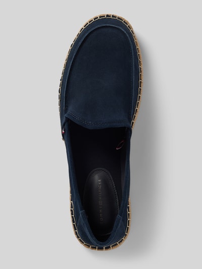 Tommy Hilfiger Loafers van wildleer met touwzool Donkerblauw - 3