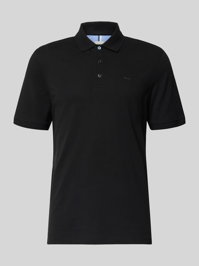Brax Regular Fit Poloshirt mit Logo-Detail Modell 'Pete' Black 2