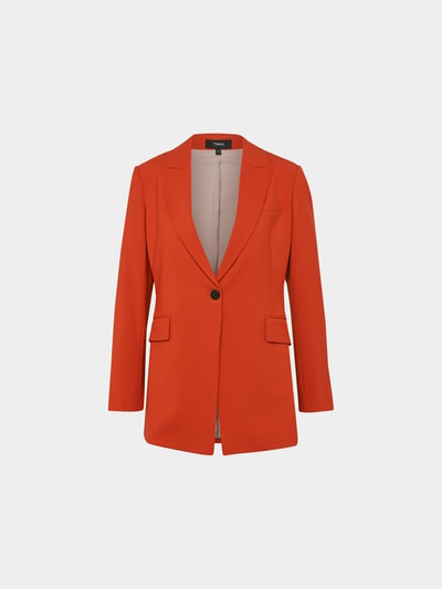 Theory Blazer mit Paspeltaschen Orange 2