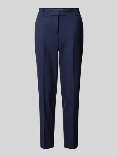 Christian Berg Woman Selection Regular fit stoffen broek met persplooien Marineblauw - 2