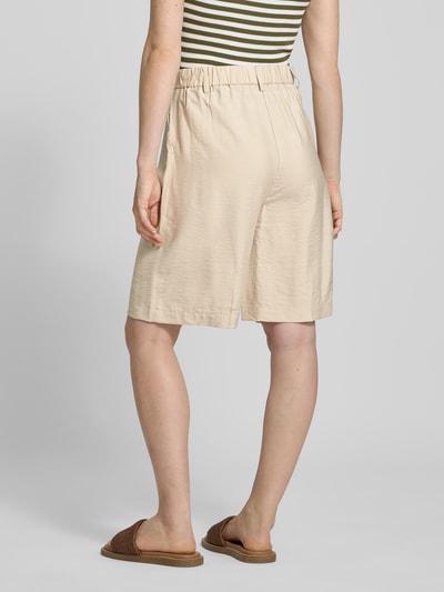 Christian Berg Woman Relaxed Fit Bermudas mit Bundfalten Kitt 5