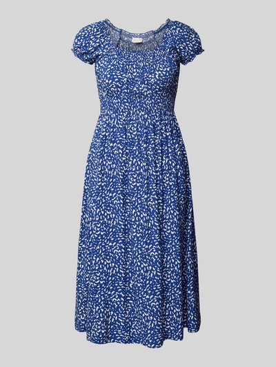 Apricot Knielanges Kleid aus Viskose im Allover-Look Royal 2