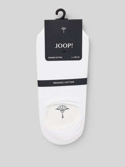 JOOP! Collection Sneakersokken met labelstitching Wit - 3