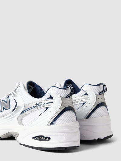 New Balance Sneaker mit Label-Details Weiss 3