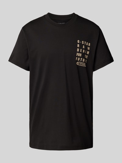 G-Star Raw T-Shirt mit Label-Print Black 1