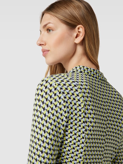 Zero Overhemdblouse met all-over print Zwart - 3