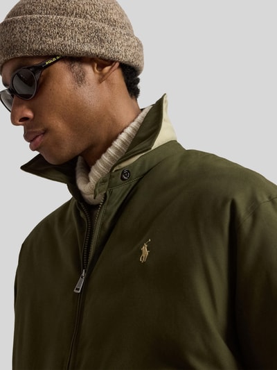 Polo Ralph Lauren Regular Fit Bomberjacke mit Umlegekragen Oliv 6