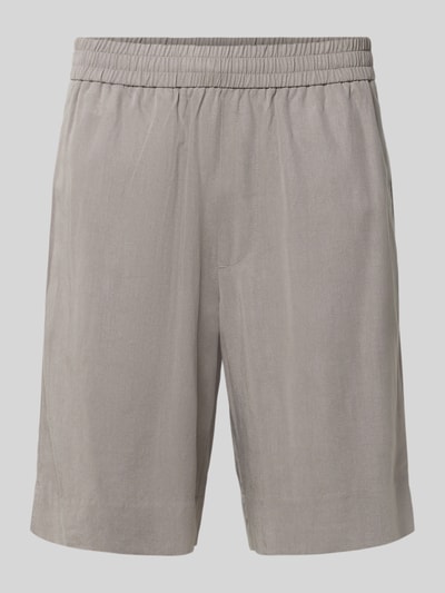 CK Calvin Klein Szorty z elastycznym pasem i kieszeniami z tyłu Kamienny 2