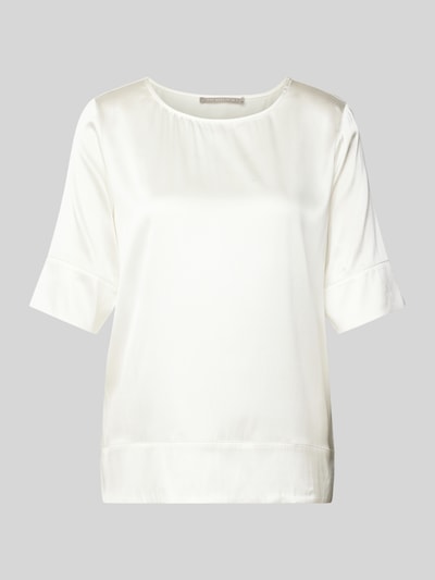 (The Mercer) N.Y. Regular Fit Blusenshirt mit Rundhalsausschnitt Offwhite 2