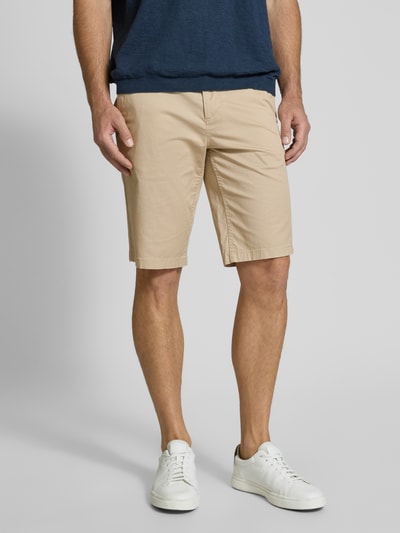 Tom Tailor Slim Fit Bermudas aus Baumwoll-Mix Beige 4