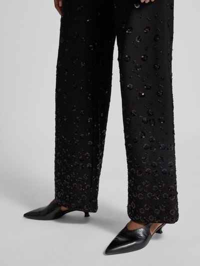 SEDUCTIVE Wide Leg Hose aus Viskose-Mix Modell 'KIMBERLY' Black 3