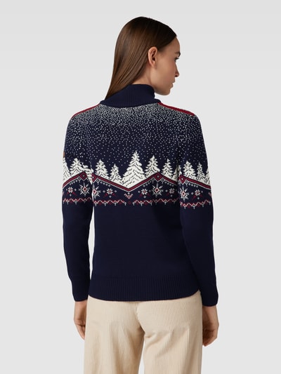 Dale of Norway Strickpullover mit Motiv-Muster Modell 'Christmas' Marine 5