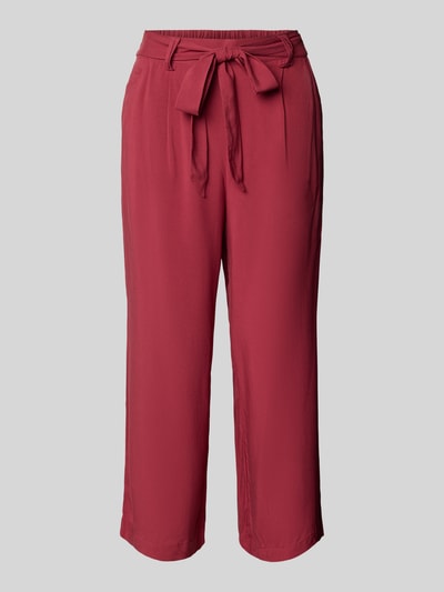Only Weite Hose aus reiner Viskose Modell 'NOVA LIFE' Bordeaux 2