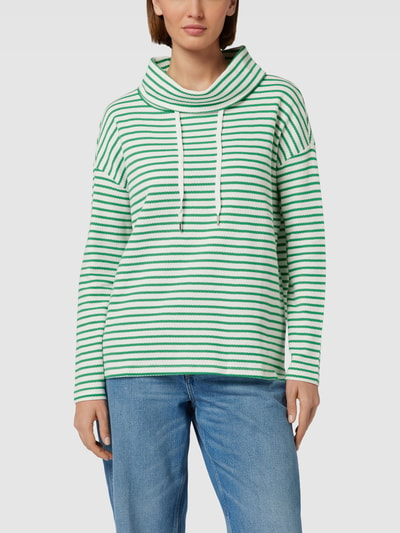 Tom Tailor Sweatshirt mit Streifenmuster Gruen 4