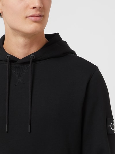 Calvin Klein Jeans Hoodie mit Label-Patch Modell 'MONOGRAM' Black 3