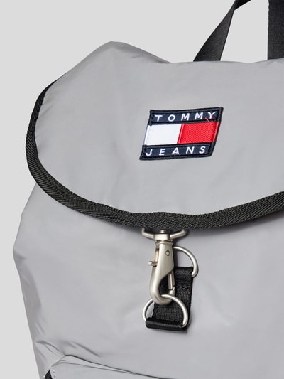 Tommy Jeans Plecak z detalami z logo Srebrny 3