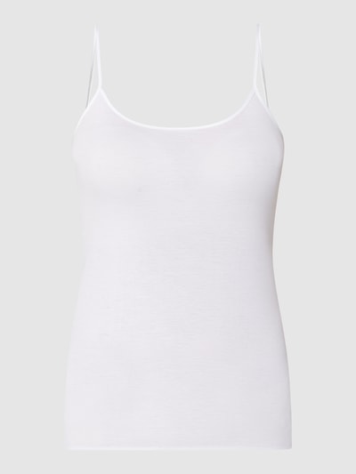 Hanro Onderhemd van gemerceriseerd katoen, model 'Cotton Seamless' Wit - 2