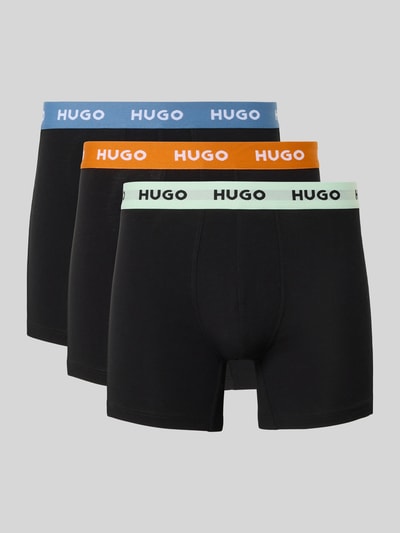 HUGO Trunks aus Baumwoll-Mix im 3er-Pack Black 1