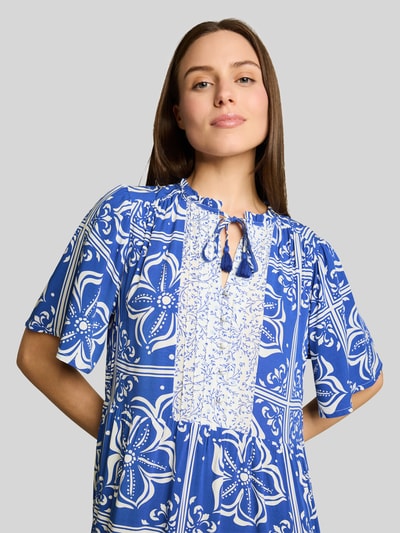Tom Tailor Loose Fit Tunikakleid aus Viskose Royal 3