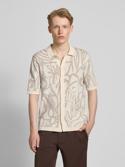 Only & Sons Freizeithemd mit Knopfleiste Modell 'KIMO' Offwhite 4