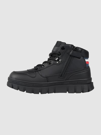 T.Hilfiger Kids Shoes Boots in Leder-Optik Modell 'Drake'  Schwarz 2