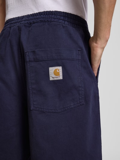 Carhartt Work In Progress Korte broek met elastische band, model 'Floyde' Donkerblauw - 3