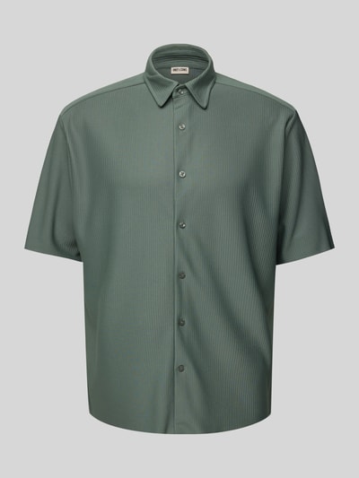 Only & Sons Relaxed Fit Freizeithemd mit 1/2-Arm Modell 'BOYY' Petrol 2