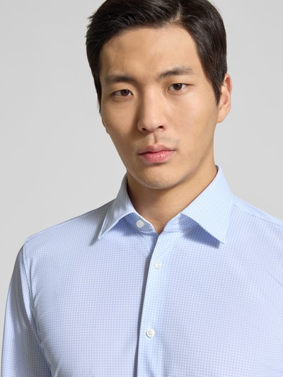 BOSS Slim Fit Businesshemd aus Super-Stretch-Jersey Modell 'P-HANK' Hellblau 3