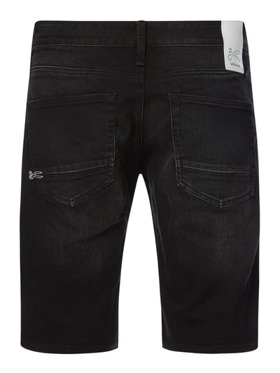 DENHAM Korte jeans met stretch, model 'Razor' Zwart - 4