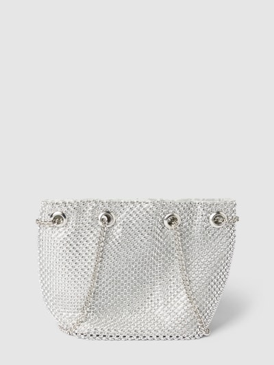 Jake*s Cocktail Bucket-Bag mit Allover-Strasssteinbesatz Silber 4