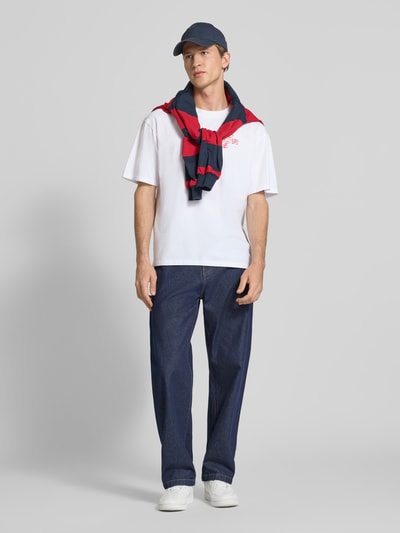 Edwin T-Shirt mit rückseitigem Print Modell 'SORRY TOKYO' Weiss 1