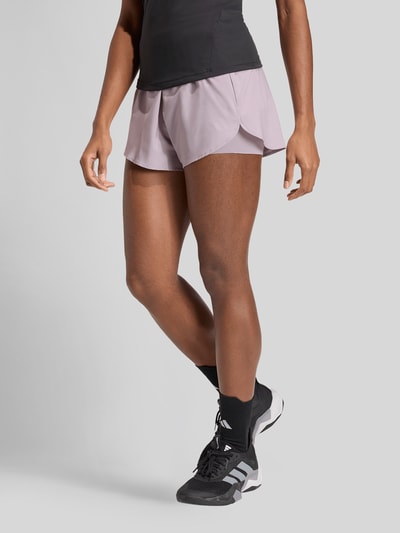 adidas Sportswear Trainingshorts met logodetail Lila - 4