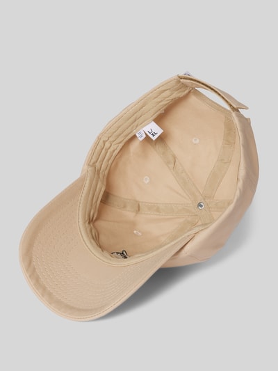 Knowledge Cotton Apparel Basecap mit Logo-Stitching Beige 2