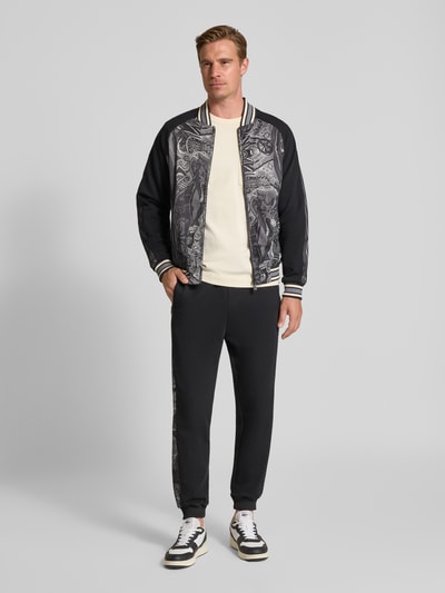 CARLO COLUCCI Regular Fit Jacke mit Stehkragen Black 1