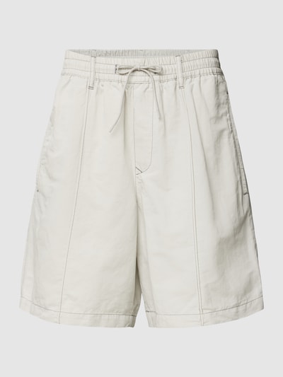 Emporio Armani Regular Fit Bermudas mit Tunnelzug Hellgrau 2