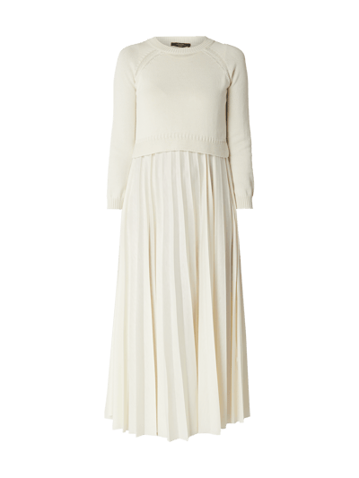 Weekend Max Mara Kleid im 2-in-1-Look  Offwhite 2