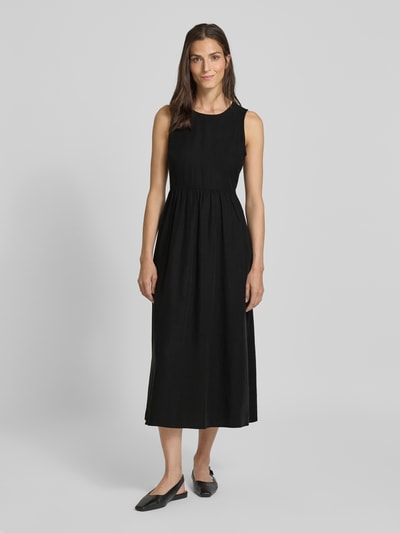 Marc O'Polo Jurk in A-lijn van een mix van lyocell en linnen  - 4