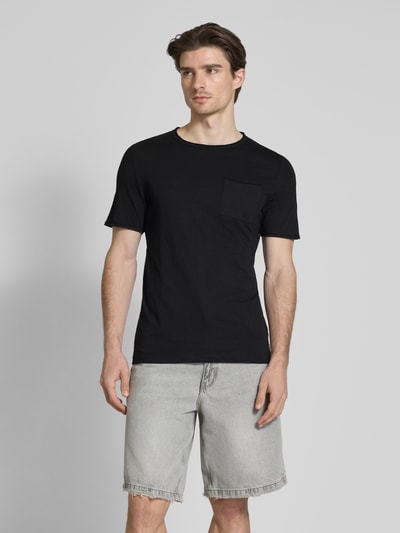 s.Oliver RED LABEL Regular Fit T-Shirt aus reiner Baumwolle Black 4