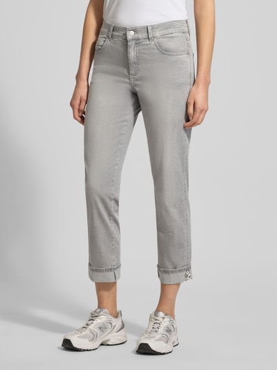 ANGELS Straight Fit Jeans im 5-Pocket-Design Modell 'Darlene' Hellgrau 4
