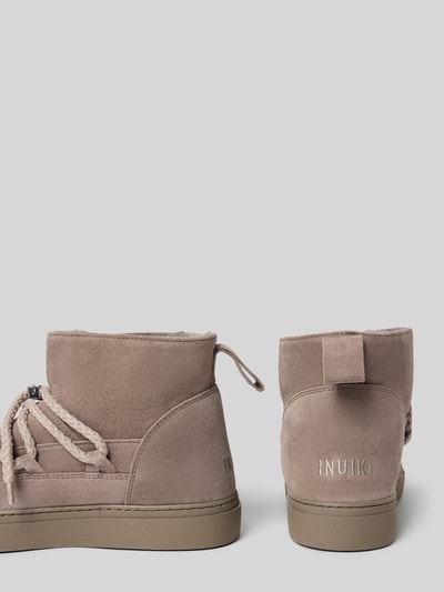INUIKII Snow Boots aus Leder Modell 'CLASSIC LOW' Hellgrau 2