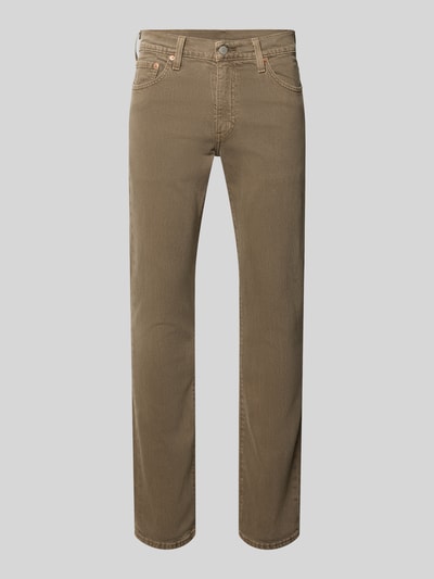 Productfoto, Slim Fit Jeans uit katoenmix Model '511® SLIM' van Levi's®, heren slim fit jeans, beige tint, rechte pijpen, glad oppervlak