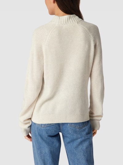 Redraft Strickpullover mit Stehkragen Ecru Melange 5