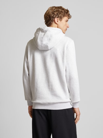 Tommy Jeans Regular fit hoodie met labelstitching Lichtgrijs gemêleerd - 5