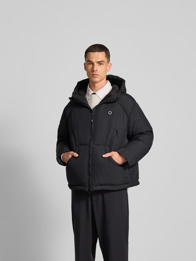 Kenzo Daunenjacke mit Logo-Applikation Black 4